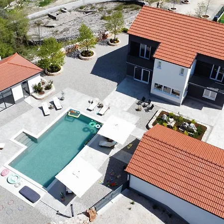 Villa Agape With A Pool, Football And Tennis Court