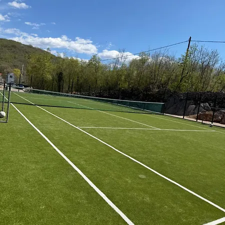 Villa Agape With A Pool, Football And Tennis Court